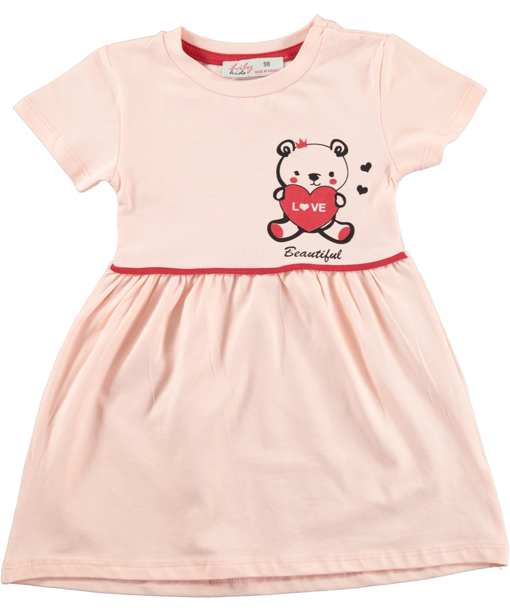 Lovely Bear Cotton Dress