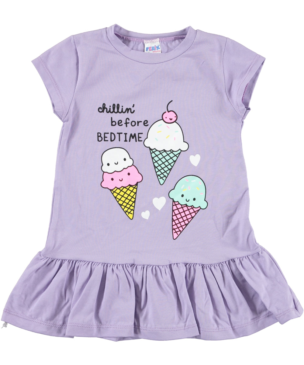 Ice Cream Cotton Dress