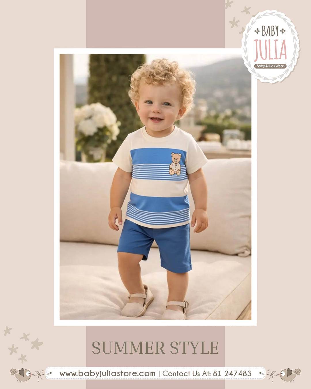 Handsome Teddy Set