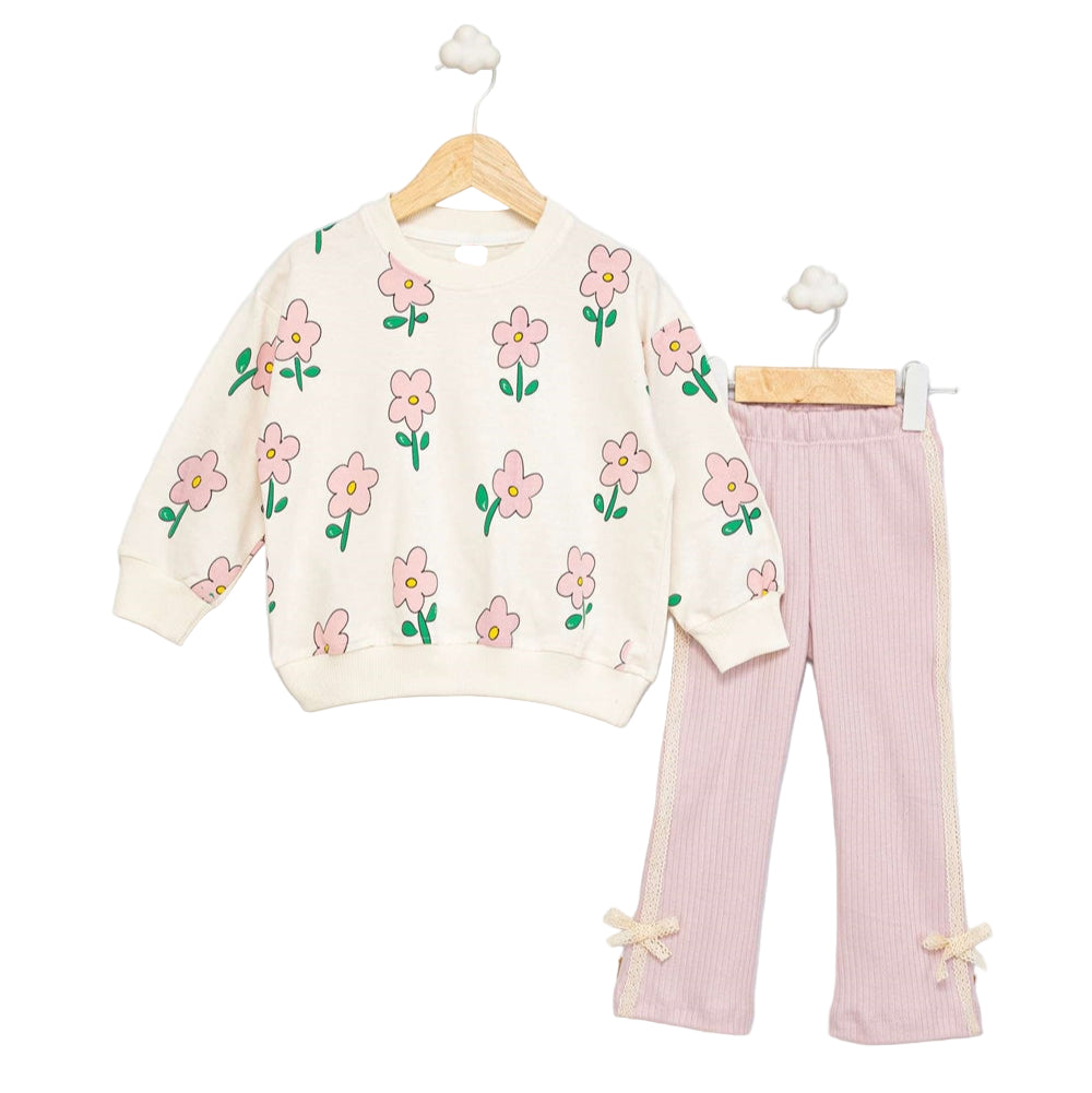 Pink Flowers Set
