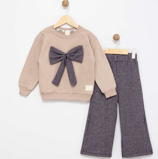 Big Bow Wide Leg Set