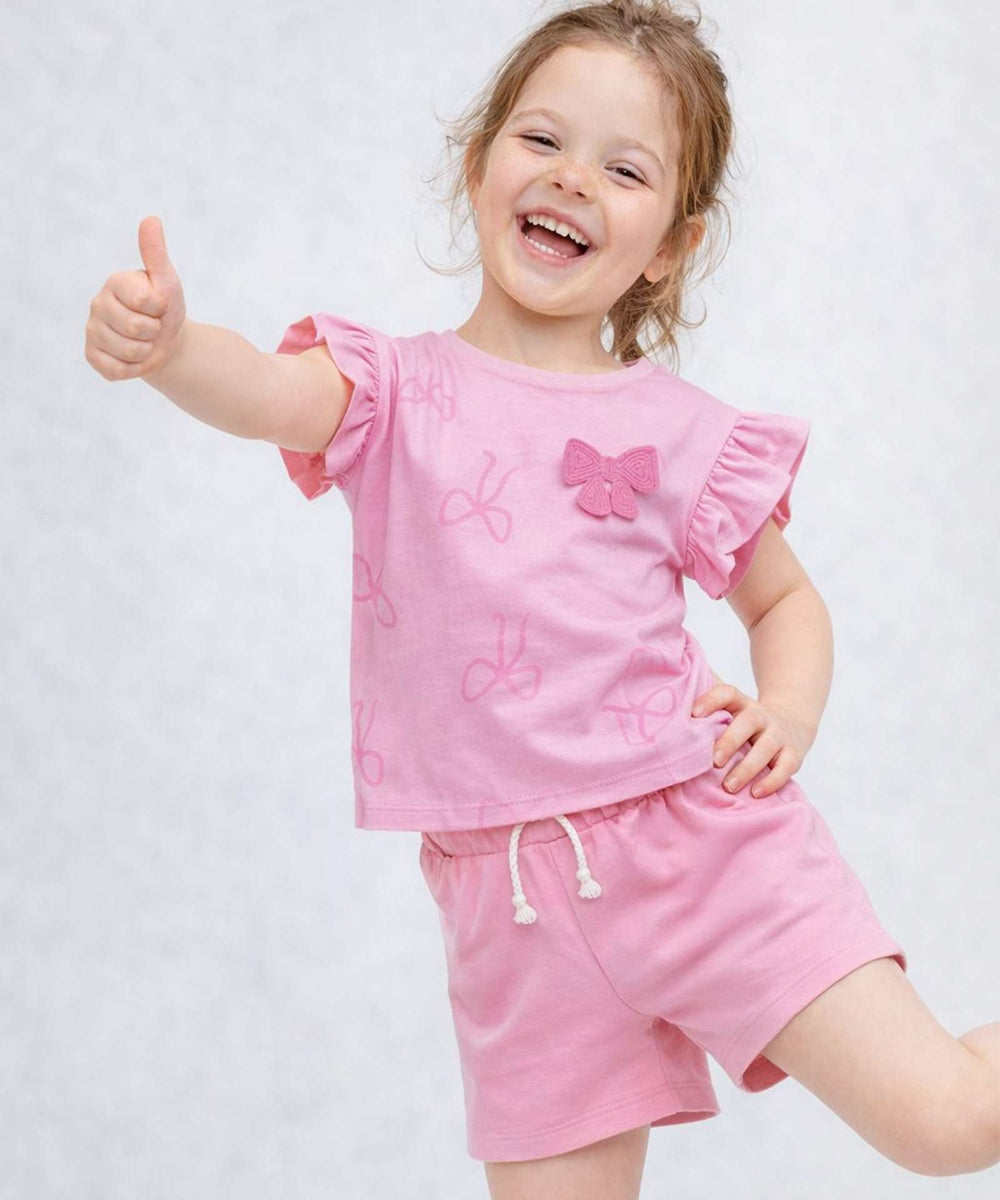 Happy Girl in Pink Set