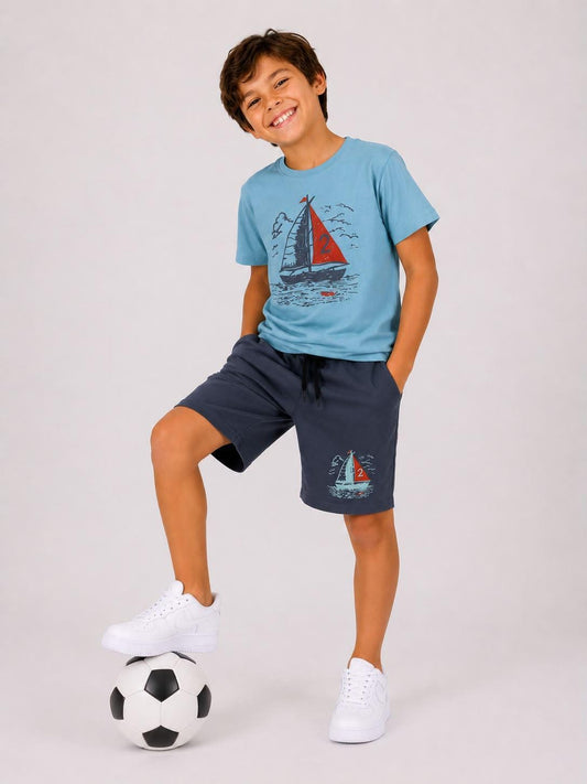 Nautical Sailboat Cotton Set